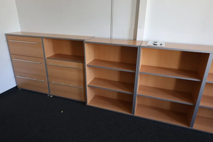 4-teilig Büroschränke Maße: 80 x 36 x 112 cm